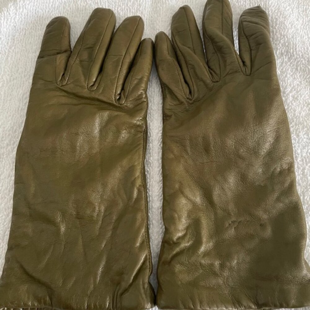 Genuine leather cashmere lined gloves from Nordstrom
